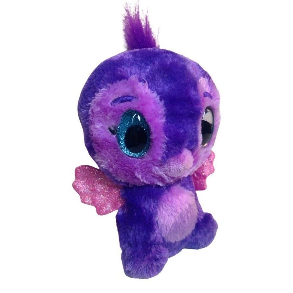 Hatchimals Purple Owl Bird Hatchibuddies Plush Stuffed Animal Spin Master Toy 7”